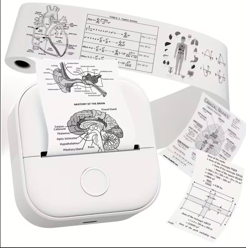 Portable Mini Thermal Printer Bluetooth inkles