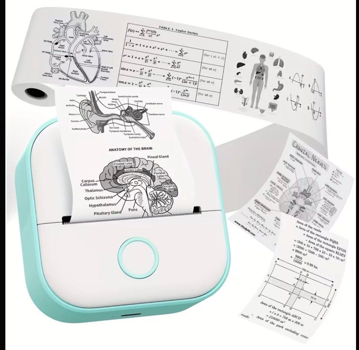 Portable Mini Thermal Printer Bluetooth inkles